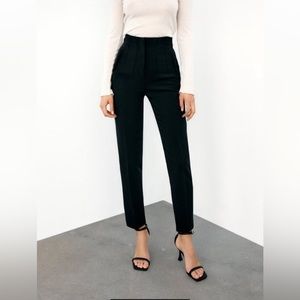 Zara high waist black slacks pants trousers